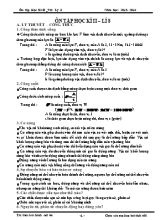 Đề cương ôn tập học kì II môn Vật lý Lớp 8 - Năm học 2015-2016